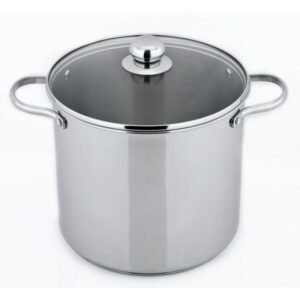hometrends Stock Pot With Glass Lid, 16 QUART (15,14 L )