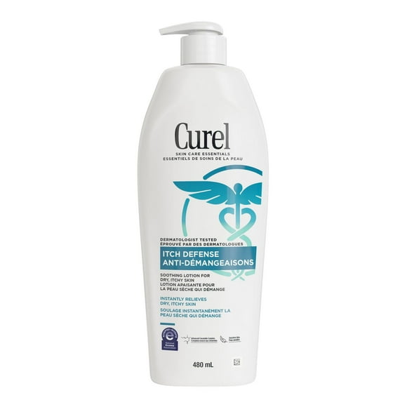 Curel® Itch Defense® Calming Lotion, Moisturizer for Dry, Itchy, Eczema-Prone Skin, 480mL, 480 ml