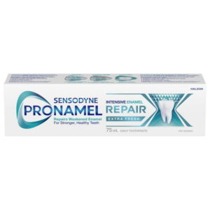 Sensodyne Pronamel Toothpaste for Enamel Care, Intensive Tooth Enamel Repair, Daily Fluoride Toothpaste, Extra Fresh, 75ml, Extra Fresh, 75ml