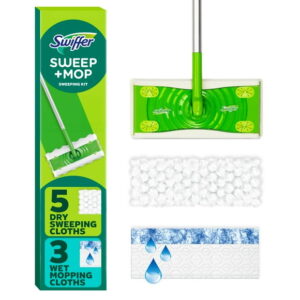 Sweeper Pet Sweep + Mop Broom & Mop Alternative, Dry & Wet Floor Cleaner, Fresh Scent, Cleaning Set, 1KIT