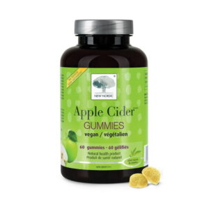 New Nordic Apple Cider Gummies - 60 gummies, Vegan and sugar free gummies
