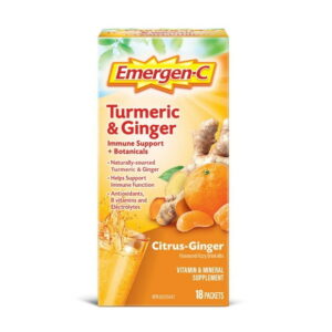 EMERGEN-C Turmeric & Ginger, 18 ct