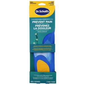 Dr. Scholl's Prevent Pain Protective Insoles, Men Size 8-14, 1 pair