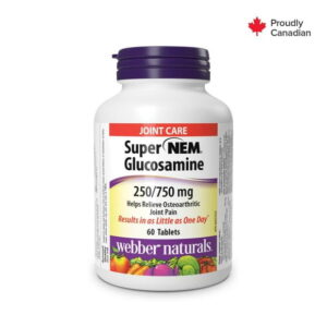 Webber Naturals® Super NEM® Glucosamine 250/750 mg, 60 tablets