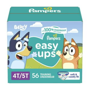 Pampers Easy Ups Boys Training Underwear, Super Pack, Sizes 2-6, 74-46 Count