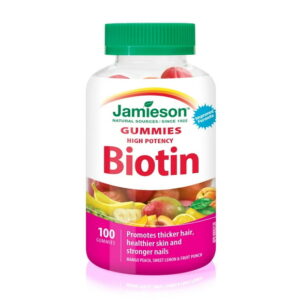 Jamieson High Potency Biotin 2,500 mcg Gummies, 100 Gummies