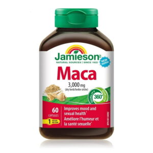 Jamieson Maca Capsules, 3000 mg, High-Potency, 60 Count, 60 Capsules
