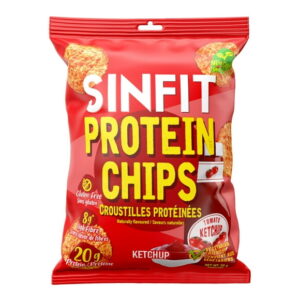 SinFit Protein Chips - Ketchup, 50g Bag
