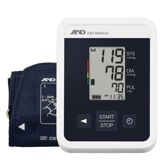 A&D MEDICAL ONE TOUCH UPPER ARM BLOOD PRESSURE MONITOR - UA-660CN, A traditional blood pressure monitor.