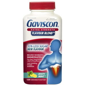 Gaviscon Extra Strength Zest Mint Blend, 120ct, 120ct