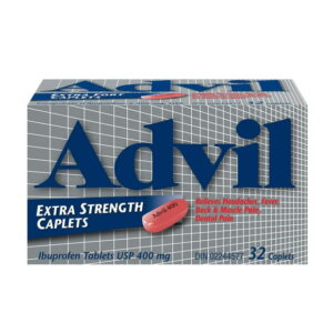 Advil Extra Strength Caplets For Headaches And Pain Relief, 400 Mg Ibuprofen, 32 Count