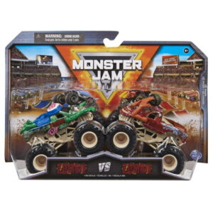 Monster Jam, Official Zombie Vs. Zombie Die-Cast Monster Trucks, 1:64 Scale, Kids Toys for Boys Ages 3 and up
