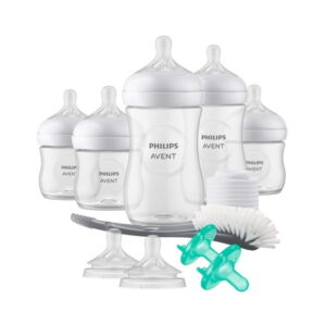 Philips Avent Natural Baby Bottle Newborn Baby Gift Set, SCD838/02, Avent Newborn Gift Set