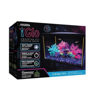 Marina iGlo Aquarium Kit, Fish Tank 19 L (5 US gal)