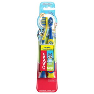 Colgate Kids Manual toothbrush Extra Soft, 2pk, Bluey, Colgate Bluey Kids Manual toothbrush
