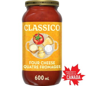Classico Four Cheese Pasta Sauce, Classico Tomato & Four Cheese 600ML