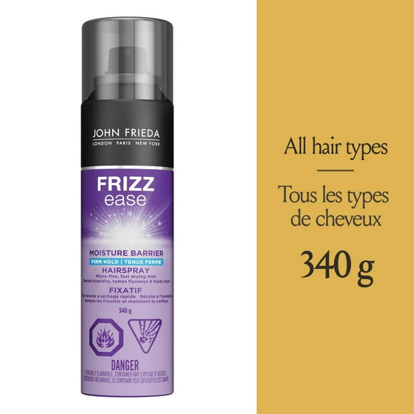 John Frieda Frizz Ease Moisture Barrier Firm Hold Hairspray, Firm Hold | 340 g