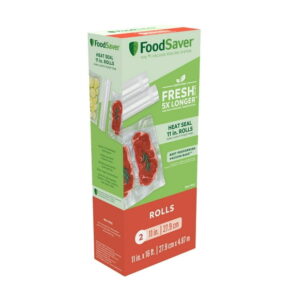 FoodSaver 11" x 16' Vacuum Sealer Rolls (27.9 cm x 4.87 m), 2 Pack, 2 Pack