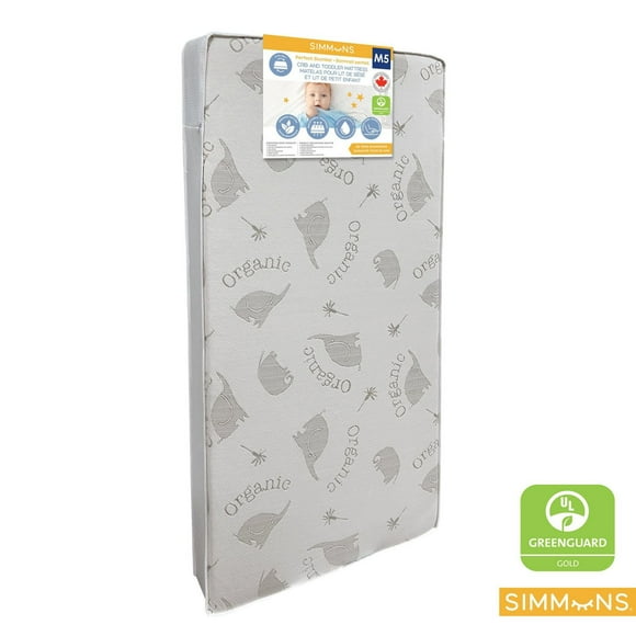 Simmons Perfect Slumber Crib Mattress, Organic Cotton