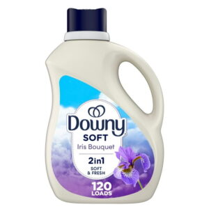 Downy SOFT & FRESH Fabric Softener Liquid, Iris Bouquet Scent, Downy Fabric Softener, Laundry Softener, 2.63L