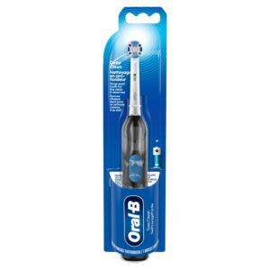 Oral-B Revolution Battery Toothbrush with (1) Brush Head, Black, Batteries Included, Toothbrush with (1) Brush Head