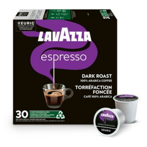 Lavazza Espresso, Dark Roast, K-Cup Coffee Pods, 30 Count, 30 Count