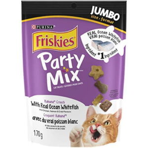 Friskies Party Mix Kahuna Crunch, Cat Treats 170g, 170 g