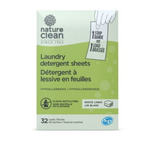 Nature Clean Laundry Strips White Linen 32 Loads