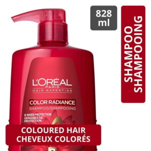 L'Oreal Paris Hair Expertise Color Radiance Shampoo, With UV filter, 828 mL