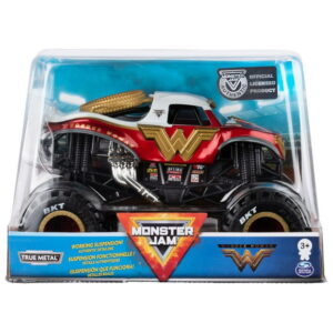 Monster Jam, Official Wonder Woman Monster Truck, Die-Cast Vehicle, 1:24 Scale