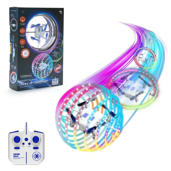Sharper Image® Halo Drone Remote Control Light-Up Orbiter, SHARPER IMAGE HALO DRONE