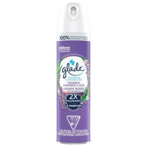 Glade® Air Freshener Odor Fighting Room Spray, Tranquil Lavender & Aloe, 235g
