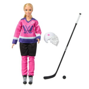 Barbie Tim Hortons X PWHL Doll with Blonde Hair and Accessories, Barbie Tim Hortons X PWHL Doll