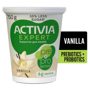 Activia Expert Yogurt, Pre & Probiotics, Vanilla, 650g, Activia Expert Vanilla 650g