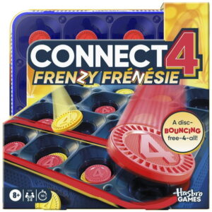 Connect 4 Frenzy Game, Active Family Party Games for Kids and Adults, 8+, Ages 8 and up