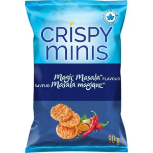 Quaker Crispy Minis Magic Masala Flavour Brown Rice Cakes, 90 g.