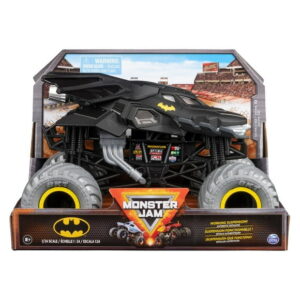 Monster Jam, Official Batman Monster Truck, Collector Die-Cast Vehicle, 1:24 Scale, Kids Toys for Boys and Girls Ages 3 and up