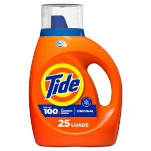 Tide Laundry Detergent Liquid, Original Scent, Works on 100% of Common Stains, Laundry Soap, Liquid Laundry Detergent, 1L