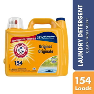 Arm & Hammer Clean Fresh Scent Liquid Laundry Detergent, 154 Loads, 4.55-L