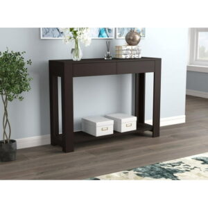 Safdie & Co. Console Table 40" Cappuccino With 2 Drawers