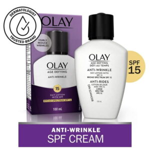 Olay Age Defying Anti-Wrinkle Face Lotion with SPF 15, 100 mL