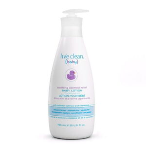 Live Clean Baby Soothing Oatmeal Relief Baby Lotion, 750 mL, Lotion