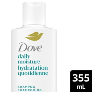 Dove Shampoo for Dry Hair Daily Moisture with Liquid Bio-Protein Care and Hyaluronic Serum 355mL, 355 ML