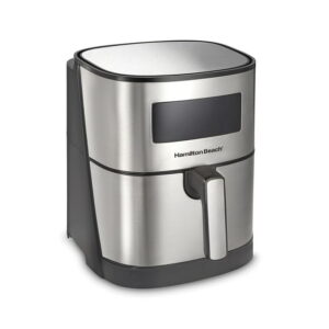 Hamilton Beach Digital Hot Air Fryer with Nonstick Basket 35075C, 5 Liter Capacity