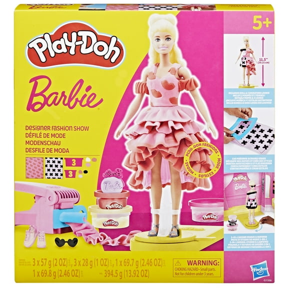 Play-Doh Barbie Designer Fashion Show Playset, Ages 5 years and up