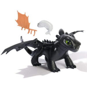 Dreamworks Dragons How to Train Your Dragon, Tame & Train Interactive Toothless with 60 Sounds & Reactions, Kids Toys for Boys & Girls Ages 4 & up
