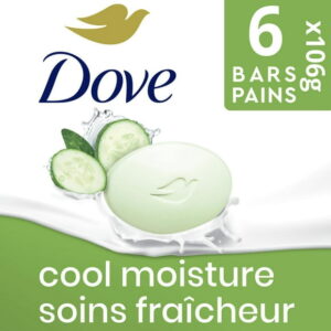 Dove Cucumber and Green Tea Cool Refreshing Beauty Bar, 6x106g