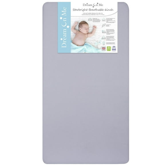 Dream On Me Starbright Breathable Fiber Crib and Toddler Mattress