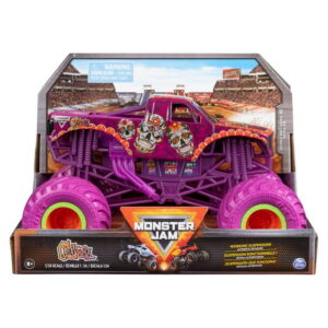 Monster Jam, Official Calavera Monster Truck, Collector Die-Cast Vehicle, 1:24 Scale, Kids Toys for Boys and Girls Ages 3 and up