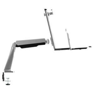 TygerClaw Single Monitor Gas Spring Desk-Mounted Sit-Stand Workstation